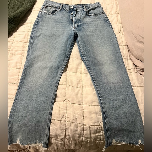 Agolde Riley Crop - Picture 1 of 4